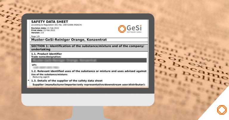 Die Anforderungen an das Sicherheitsdatenblatt