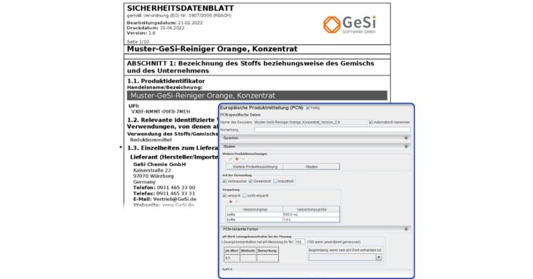 PCN- und SDB-Erstellung