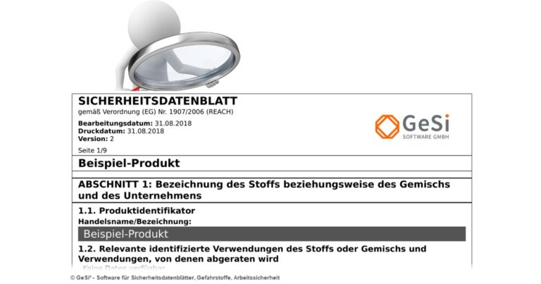 Plausibilitätsprüfung von Sicherheitsdatenblättern