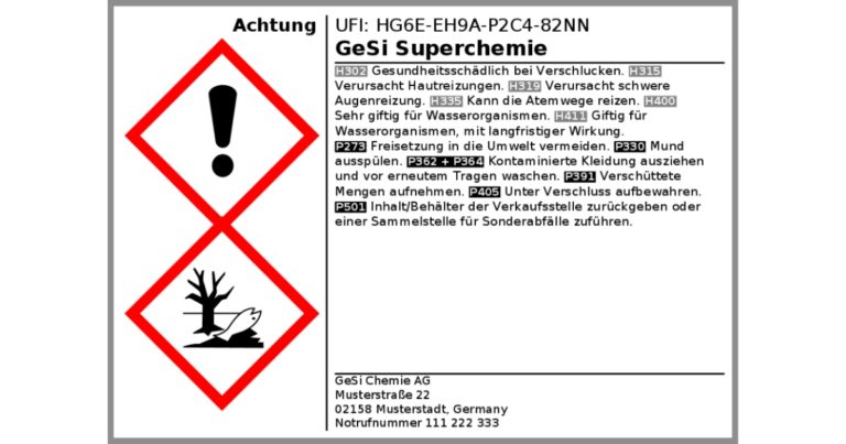 Sicherheitshinweise für Produkte